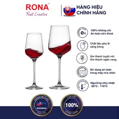 Bộ 4 Ly Rượu Vang Charisma RONA Tiệp Khắc