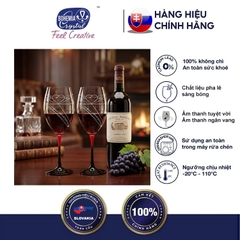 Bộ 2 Ly Vang Đỏ Pha Lê Bohemia 590ml – Nhập Khẩu Tiệp Khắc Cao Cấp