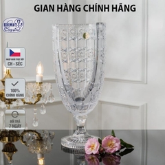 Bình bông pha lê pha lê mài Classic Bohemia Tiệp Khắc  40 cm