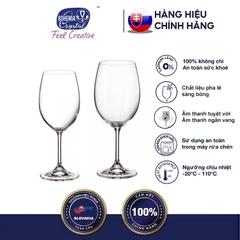 Bộ 6 Ly Uống Rượu Vang Pha Lê Sylvia Tiệp Khắc