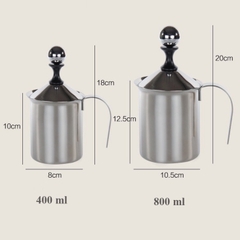 Ca đánh sữa lạnh ( 400ml, 800ml )