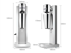 Máy Đánh Sữa Lạnh  Milkshake Milate Tiện Dụng