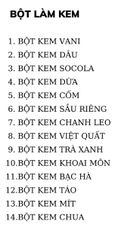 Kem các vị Onemore 3L