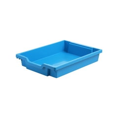Gratnells Shallow Tray, CyanBlue (Pack of 4)