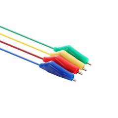 Alligator Clip to Dupont Male Cables (Pack of 4)