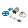 37mm DC Motor Robot Pack-Blue