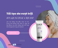 Kem AHA trẻ hóa tái tạo sáng da GIGI LABORATORIES Nutri Peptide Glycolic 10% 50ml