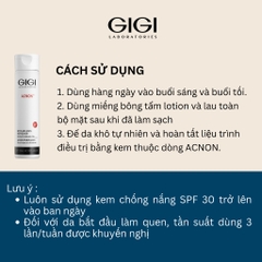 Tinh chất lotion dành cho da dầu mụn GIGI LABORATORIES Acnon Spotless Skin Refresher 120ml