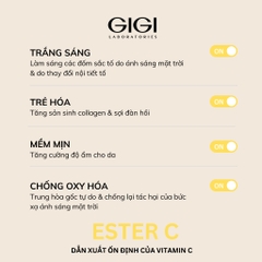 Tinh chất tái tạo sinh học trắng da mờ sạm nám GIGI ESTER C BIO REPAIR BOOSTER 2x9ml