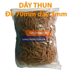 Dây thun 70mm - 3mm