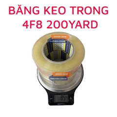 Băng keo trong 4F8 200Y (430g)