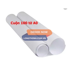 Cuộn 100 tờ giấy A0 80gsm (Giấy Kẹp Với Bảng Flipchart A0)