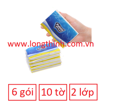 Lốc 6 gói khăn Giấy Bỏ Túi Pulppy