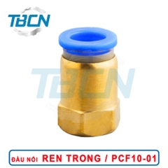 Đầu Nối Nhanh Khí Nén Ren Trong PCF10-01
