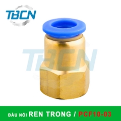 Đầu Nối Nhanh Khí Nén Ren Trong PCF10-03
