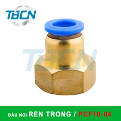Đầu Nối Nhanh Khí Nén Ren Trong PCF10-04