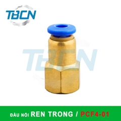 Đầu Nối Nhanh Khí Nén Ren Trong PCF4-01