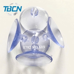 Nút Hít Kính 1 Mặt Có Lỗ Gài