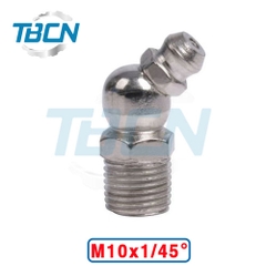 Vú Bơm Mỡ M10 Góc 45 Độ * Sắt