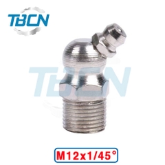 Vú Bơm Mỡ M12 Góc 45 Độ * Sắt