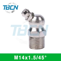 Vú Bơm Mỡ M14 Góc 45 Độ * Sắt
