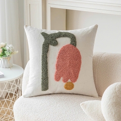 VỎ GỐI FLORAL THÊU