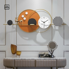 ĐỒNG HỒ HƯƠU MIX TRANH DECOR