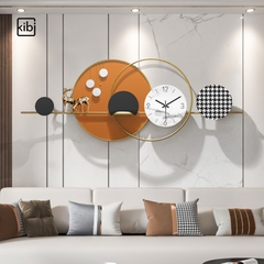 ĐỒNG HỒ HƯƠU MIX TRANH DECOR
