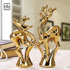HƯƠU MẠ VÀNG BẠC DECOR