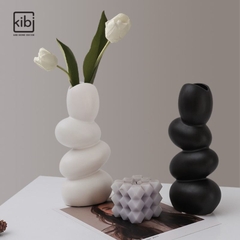 BÌNH HOA TRỨNG XẾP DECOR