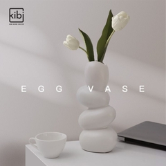 BÌNH HOA TRỨNG XẾP DECOR
