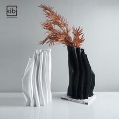 BÌNH DÉCOR TRỪU TƯỢNG ĐEN TRẮNG