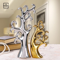 BỘ CÂY TÀI LỘC MẠ VÀNG BẠC DECOR