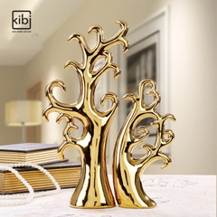 BỘ CÂY TÀI LỘC MẠ VÀNG BẠC DECOR