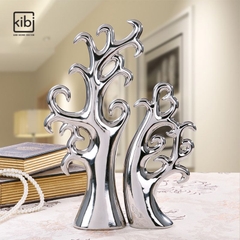 BỘ CÂY TÀI LỘC MẠ VÀNG BẠC DECOR