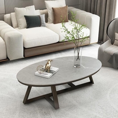 BÀN TRÀ OVAL ĐƠN GIẢN