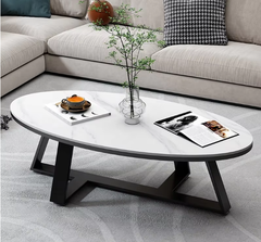 BÀN TRÀ OVAL ĐƠN GIẢN