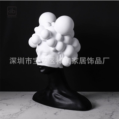 TƯỢNG DÉCOR CÔ GÁI BONG BÓNG