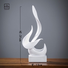 DECOR NGỌN LỬA ĐEN TRẮNG