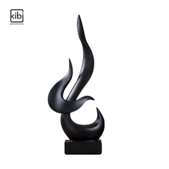 DECOR NGỌN LỬA ĐEN TRẮNG