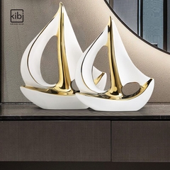 DÉCOR MÔ PHỎNG THUYỀN BUỒM CAO CẤP