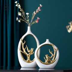 BÌNH TRANG TRÍ CHIM ĐẬU CÀNH CÂY