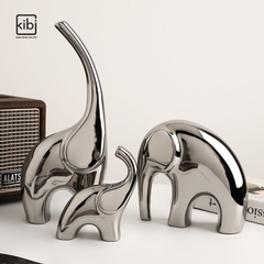 BỘ 3 VOI BẠC DECOR