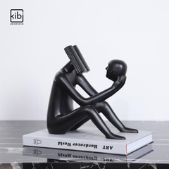 TƯỢNG DÉCOR ĐỌC SÁCH