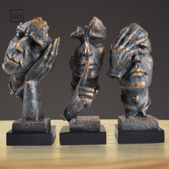 TƯỢNG DÉCOR TAM KHÔNG 03