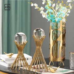 DÉCOR ĐỂ BẢN QUẢ CẦU THỦY TINH