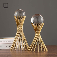 DÉCOR ĐỂ BẢN QUẢ CẦU THỦY TINH