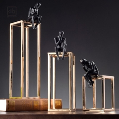 DÉCOR ĐỂ BÀN - TƯỢNG NGƯỜI SUY TƯ 02