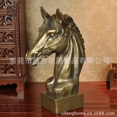 ĐẦU NGỰA TRANG TRI PHONG  CÁCH CHÂU ÂU