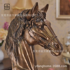 ĐẦU NGỰA TRANG TRI PHONG  CÁCH CHÂU ÂU